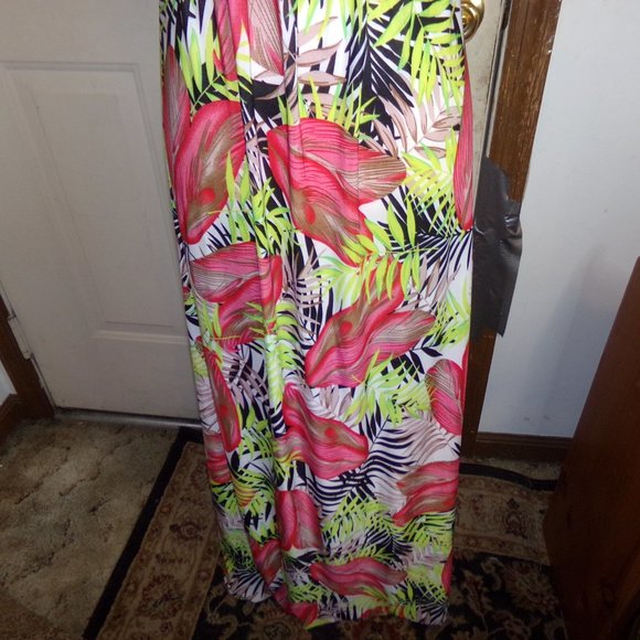 Women's V Neck Maxi Dress Size M by West/Loop - Picture 3 of 8